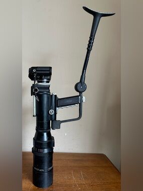 Nikon Nikkormat EL 35mm SLR Film Camera w/ Novoflex Noflexar 1:5.6 f=400mm Lens